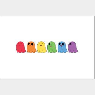 Gay Pride Ghosts Posters and Art